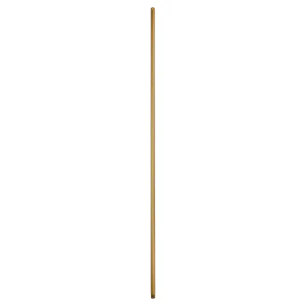 This 72-inch downrod in brushed brass finish is designed for rooms with exceptionally high ceilings, providing proper air circulation and visual balance in grand spaces while adding a warm metallic accent.