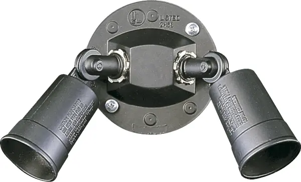 This rugged 2-light outdoor wall fixture combines durability with versatility. Adjustable heads provide targeted illumination for entryways, garages, and patios. Wet-rated construction ensures reliable performance.