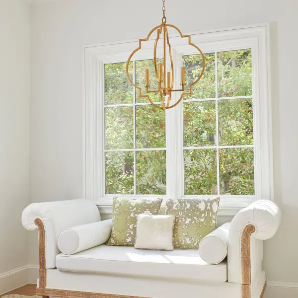 Dublin 4-Light Gold Leaf Pendant - Image 2
