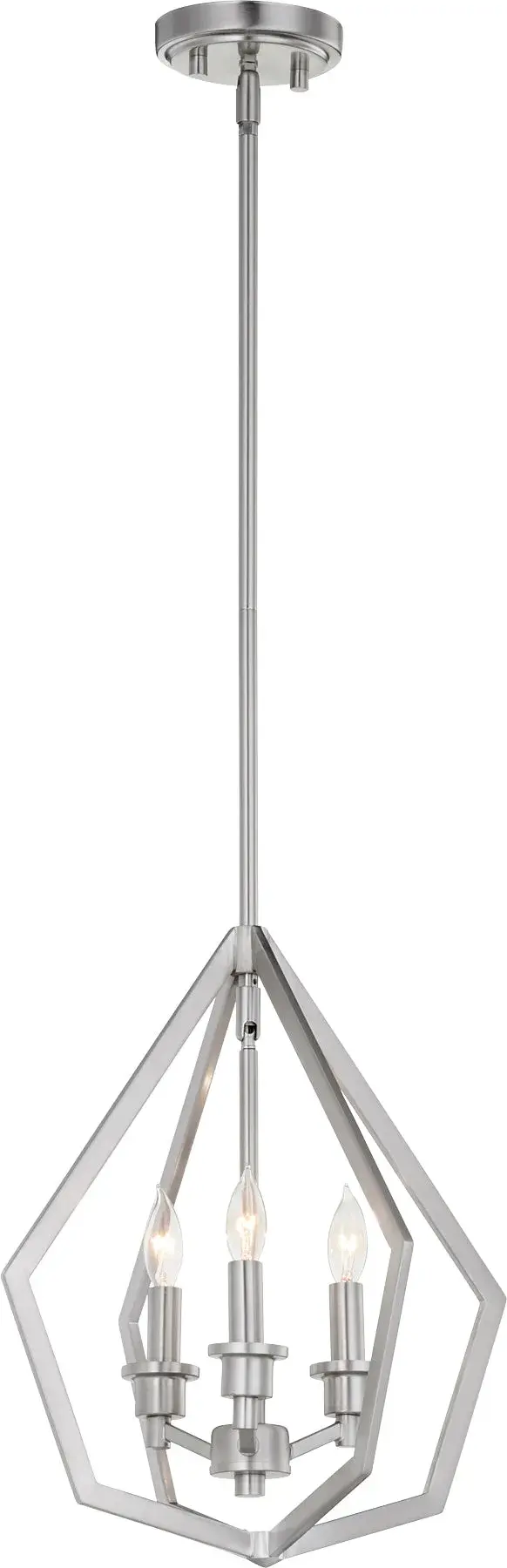 Knox 3-Light Satin Nickel Pendant - Image 3
