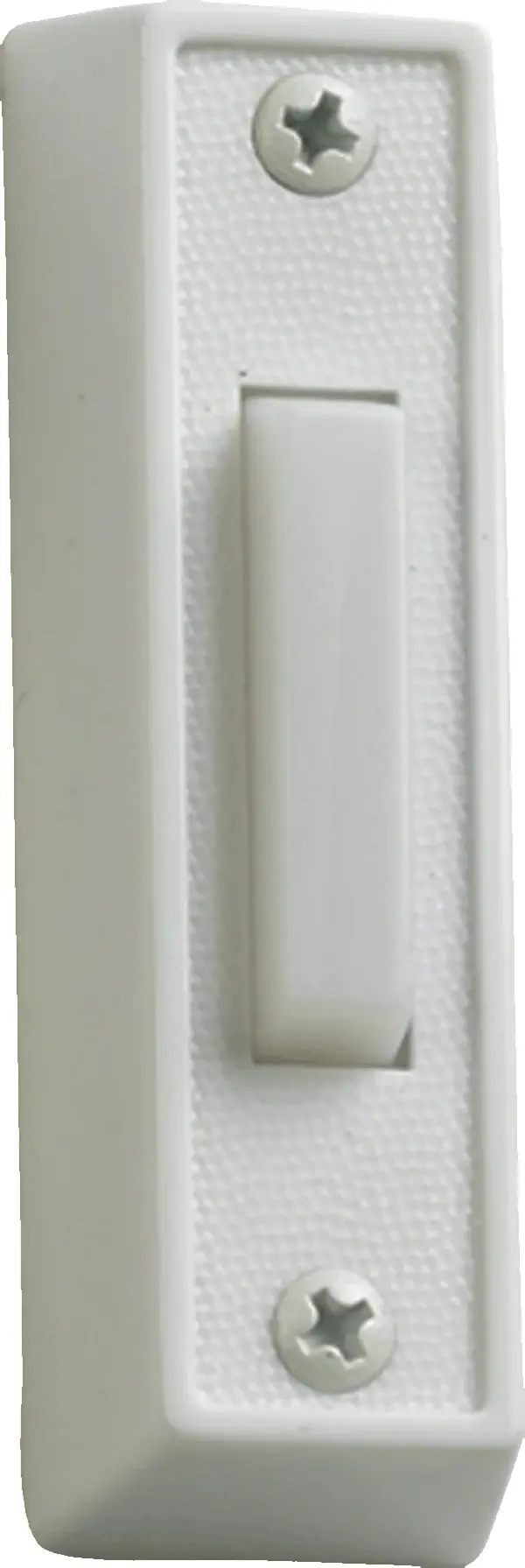 White Plastic Door Chime Button