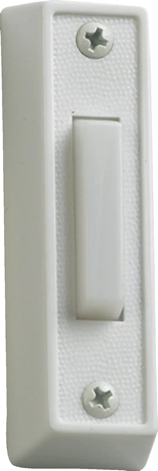 White Plastic Door Chime Button