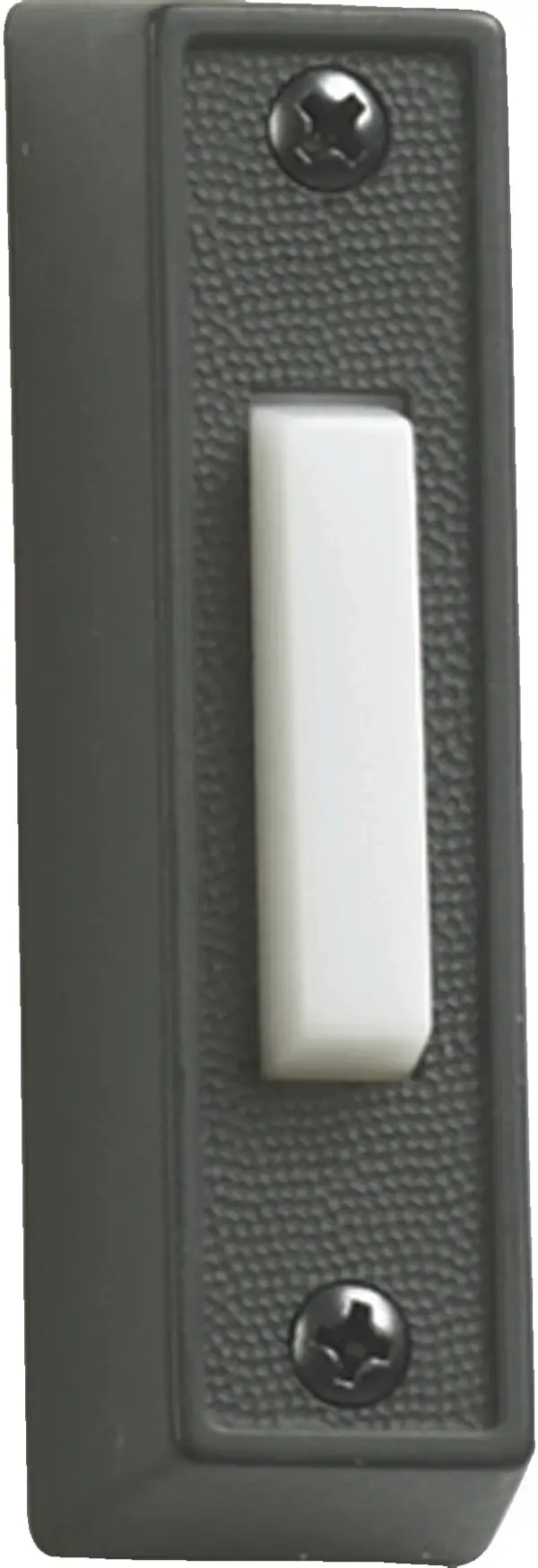 A budget-friendly plastic door chime button with an Old World finish that provides reliable functionality for residential and light commercial applications. Simple installation and classic styling.