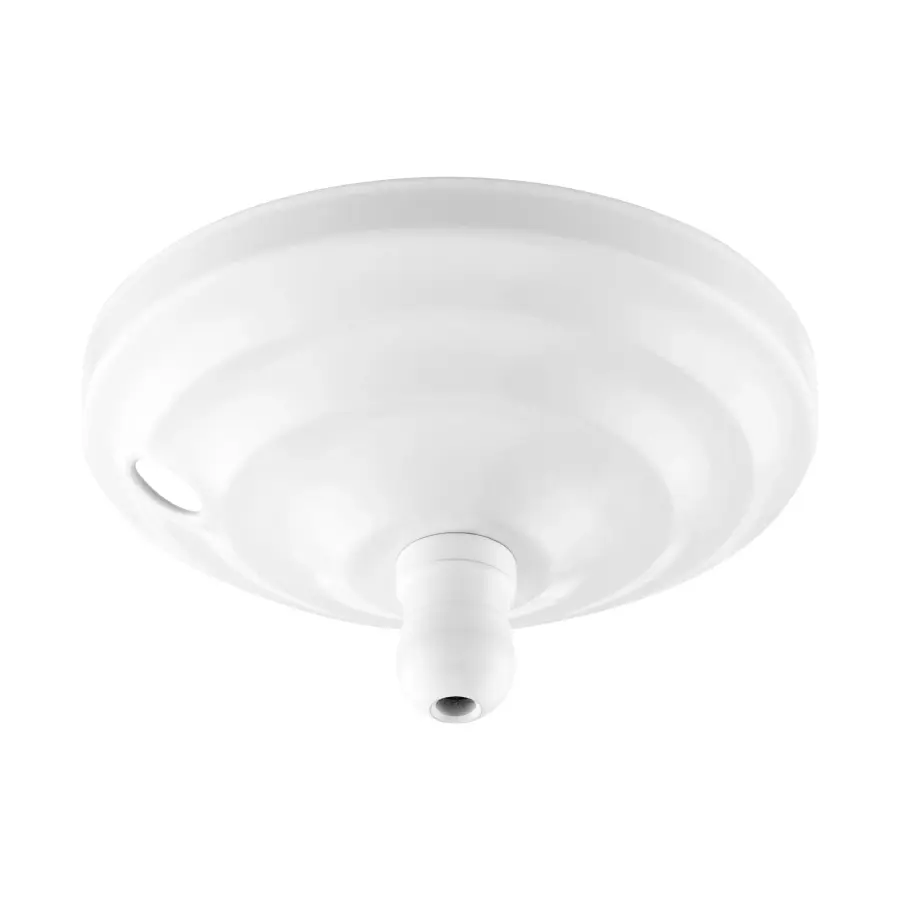 White Dome Bowl Kit Cap with Finial
