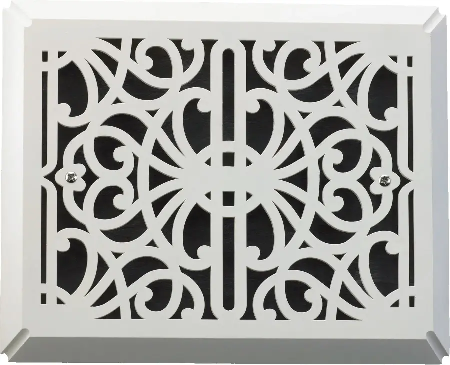 Flush Mount Door Chime with Grill - Studio White