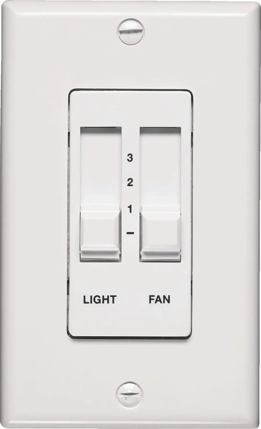 Quorum Fan & Light Slider Control - White