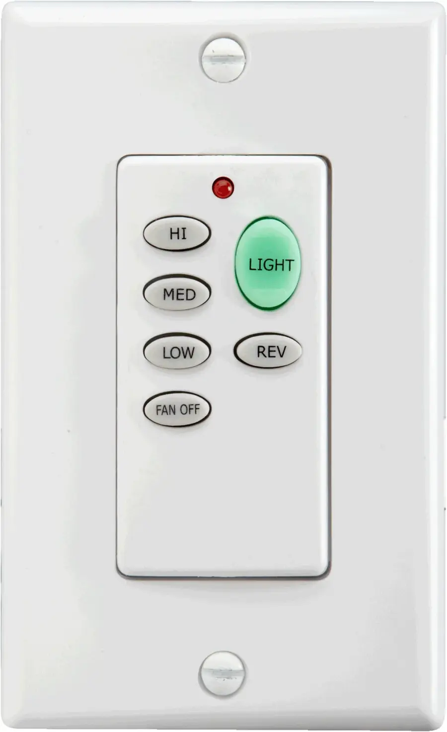 Fan Wall Control with Light Dimmer and Reverse - Image 1