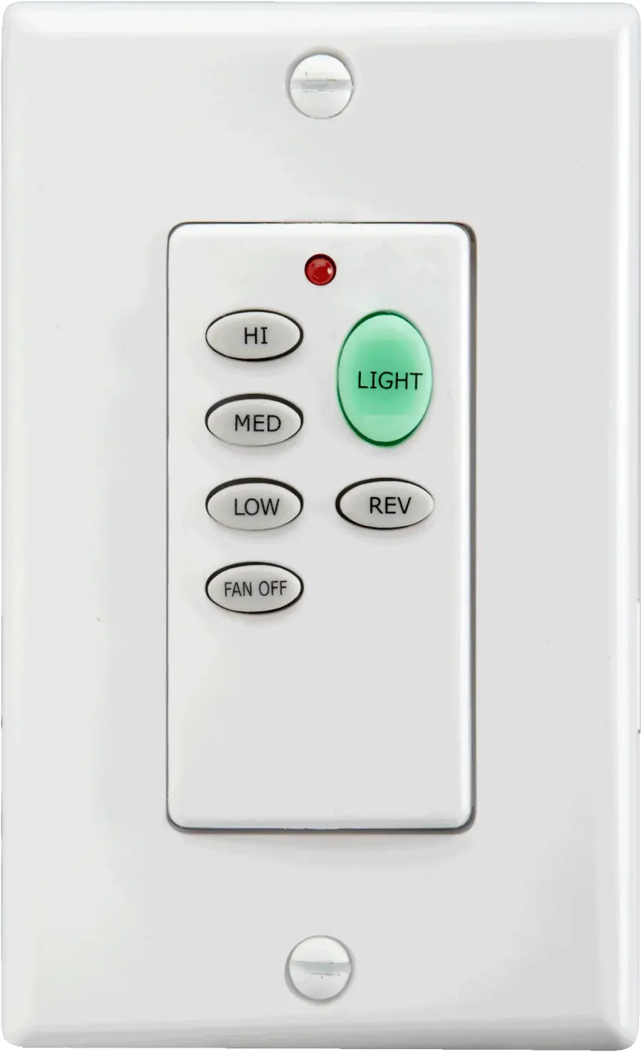 Fan Wall Control with Light Dimmer and Reverse - Image 2