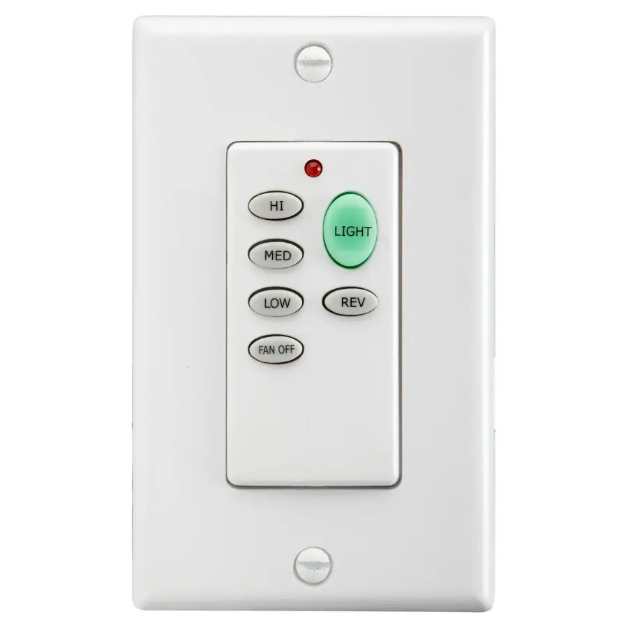 Quorum Fan Wall Control with Reverse & LED Dimmer