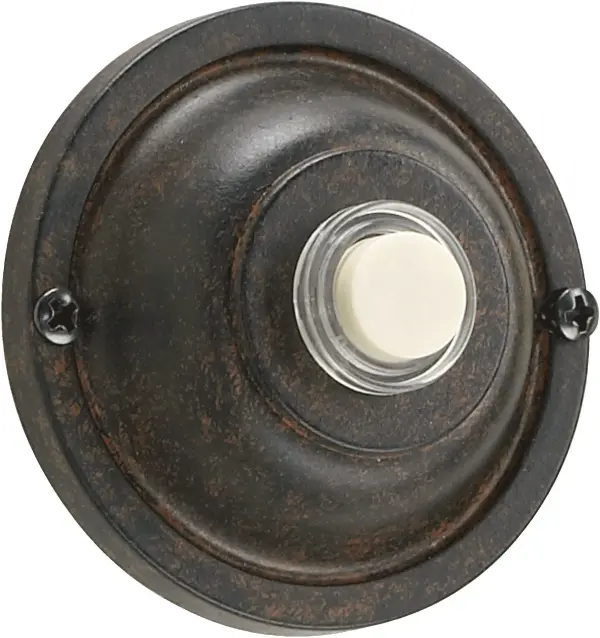 A straightforward, functional door chime button with classic round design. Offers reliable performance at an accessible price point, making it ideal for basic residential and light commercial applications.