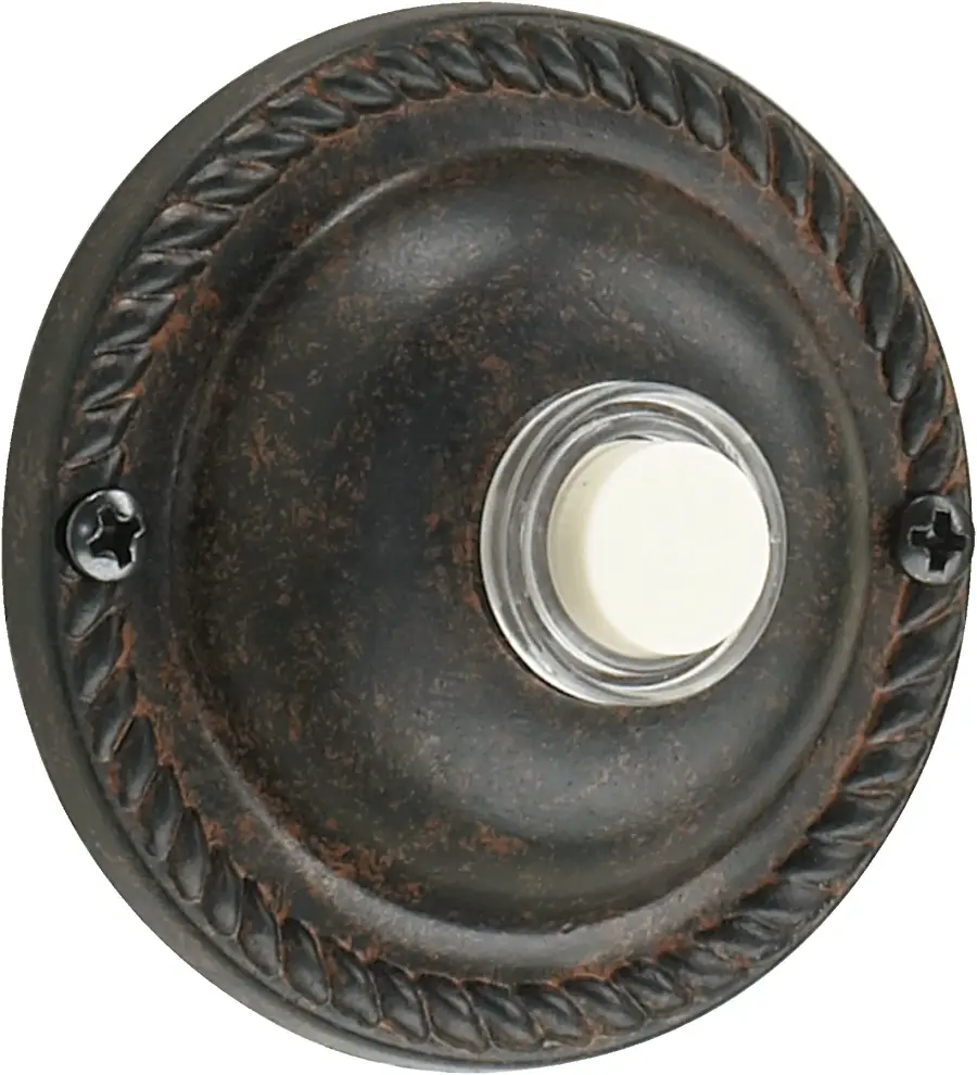 Traditional Round Door Chime Button
