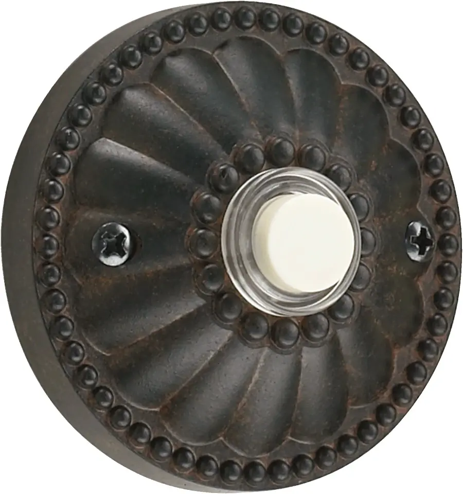 Elegant Round Door Chime Button