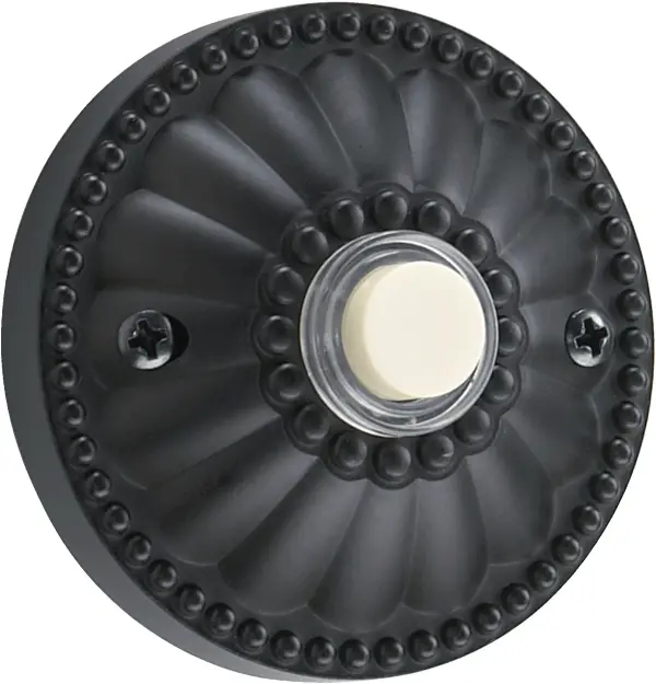 This elegant round door chime button combines traditional styling with reliable functionality. The Old World finish adds vintage character to any entryway, making it ideal for homes with classic or transitional design.