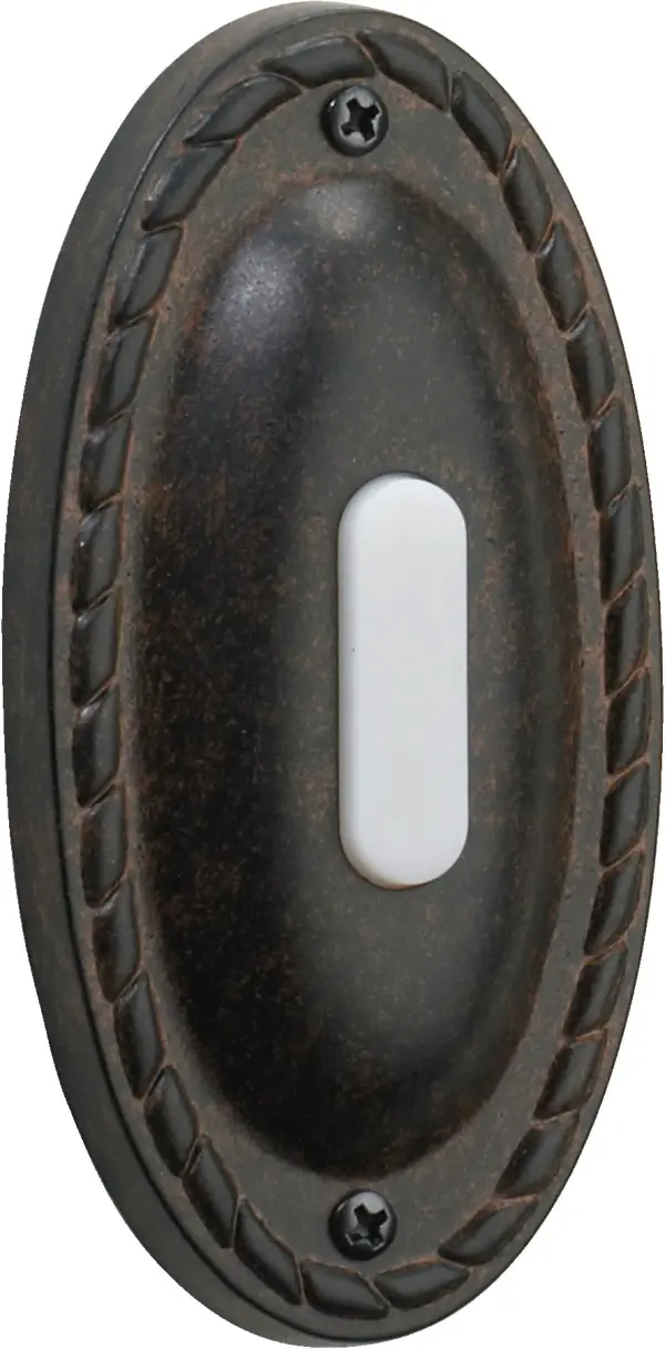 Traditional Oval Door Chime Button