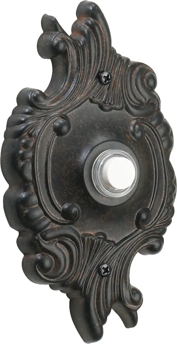 The Opulent Round Door Chime Button combines traditional styling with reliable functionality. Its compact round design fits seamlessly into any entryway aesthetic while providing clear visitor notification.