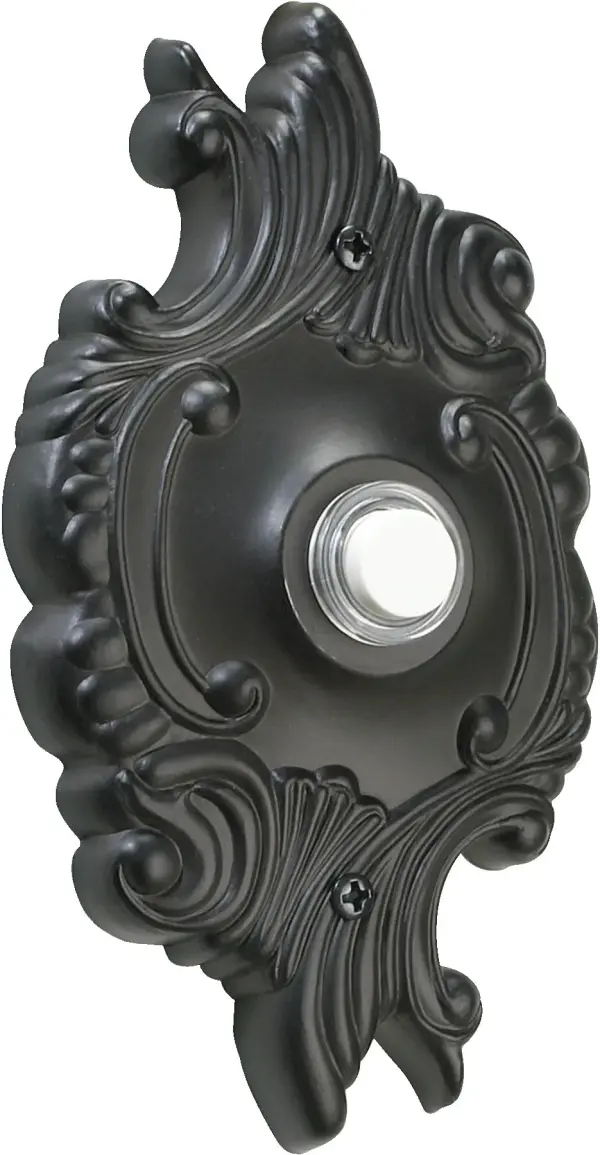 The Opulent Round door chime button combines traditional styling with reliable functionality. Its Old World finish adds vintage character to any entryway, making it ideal for homes with classic or transitional design.