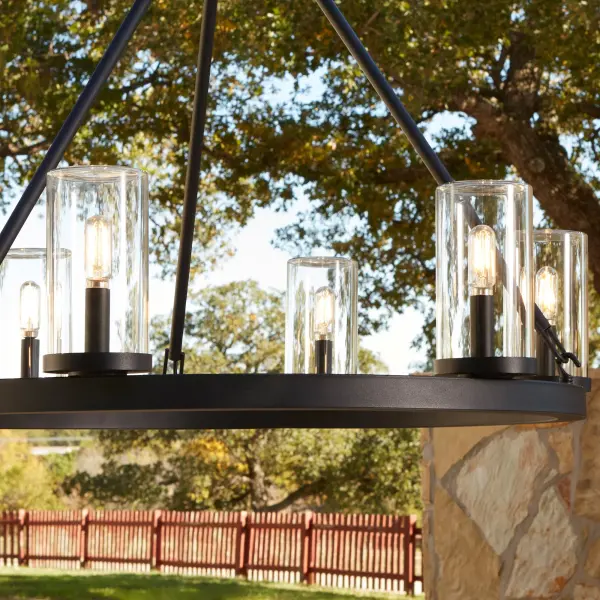 Gentry 6-Light Wet Location Chandelier - Image 5