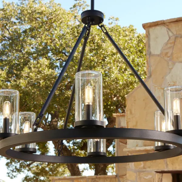 Gentry 6-Light Wet Location Chandelier - Image 6