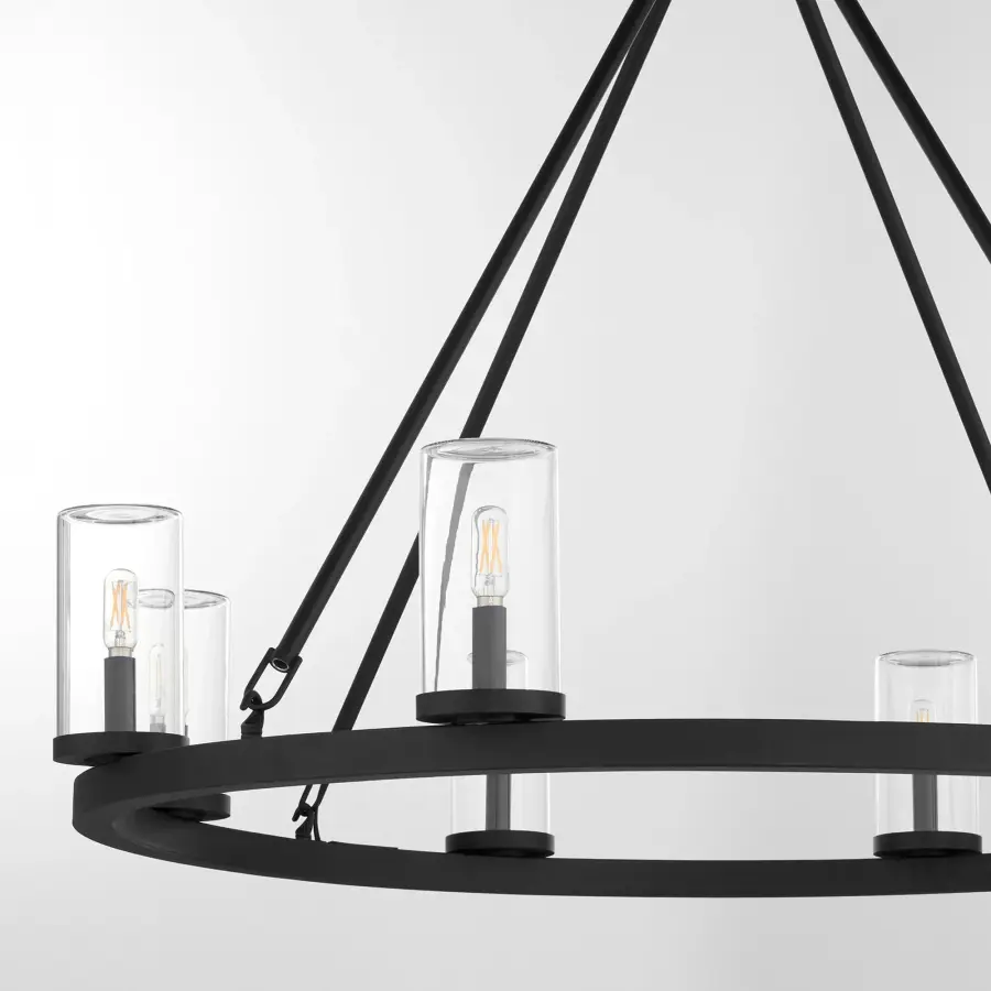 Gentry 8-Light Wet Location Chandelier - Image 3