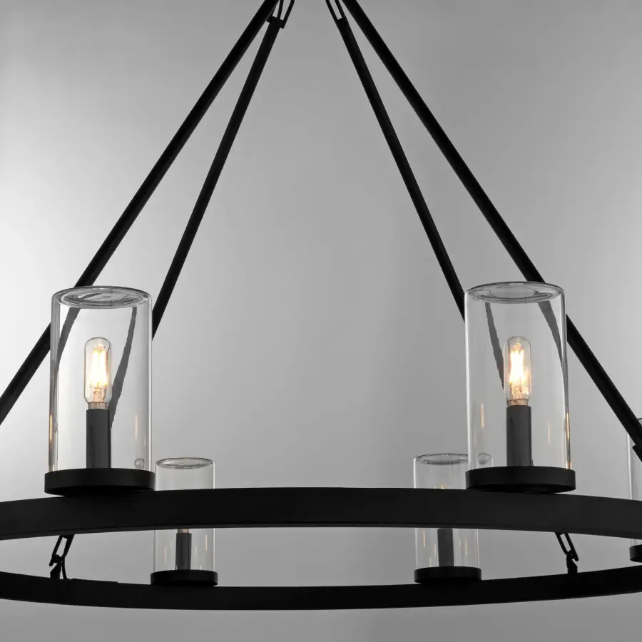 Gentry 8-Light Wet Location Chandelier - Image 4