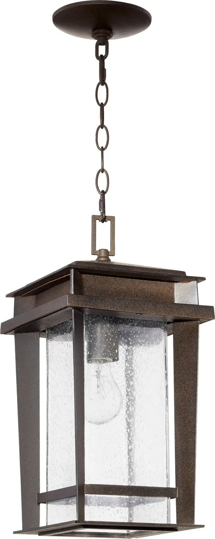 Easton 1-Light Outdoor Pendant in Oiled Bronze