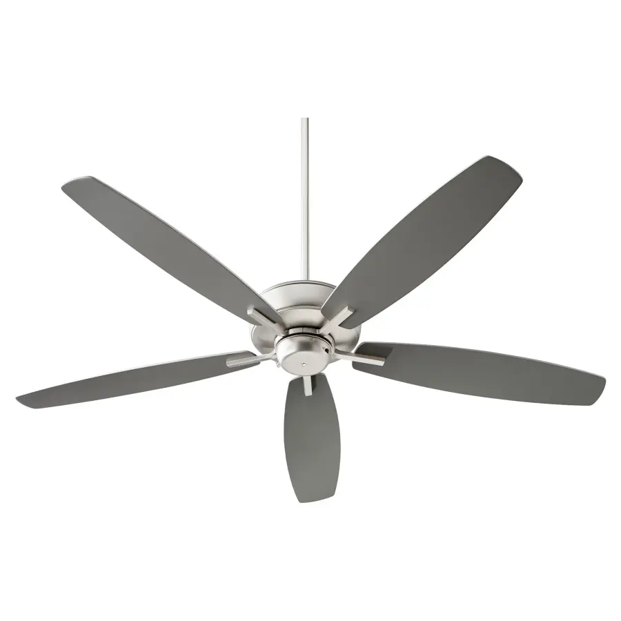 Breeze 60" Satin Nickel Ceiling Fan - Image 1