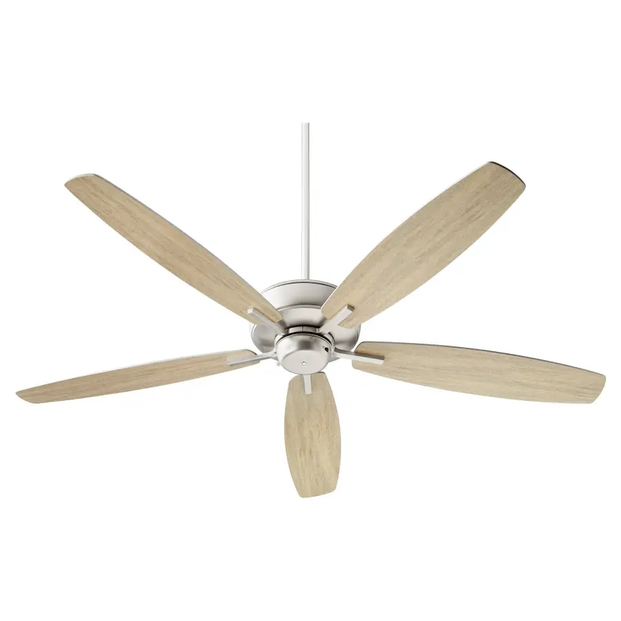 Breeze 60" Satin Nickel Ceiling Fan - Image 2