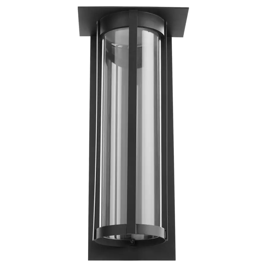 Abram 18" Outdoor Lantern in Black - Image 3