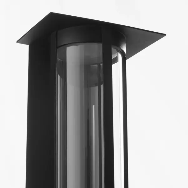 Abram 18" Outdoor Lantern in Black - Image 5