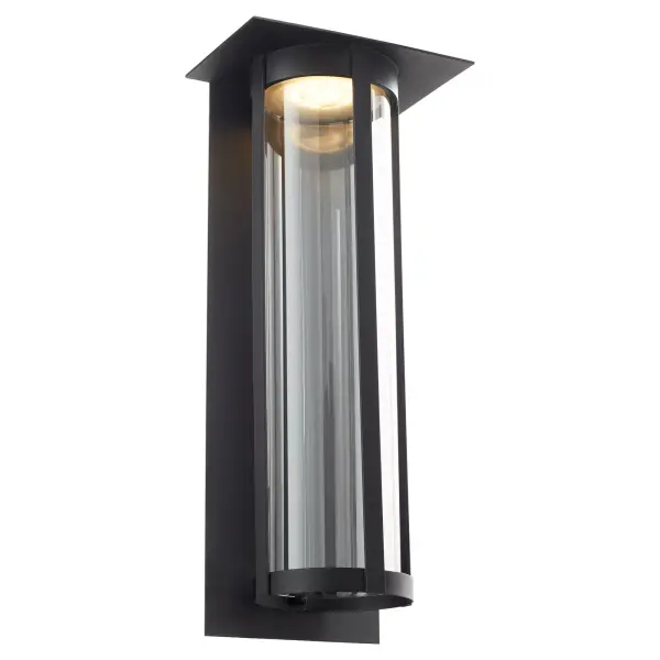 Abram 24" Outdoor Lantern in Black - Image 2