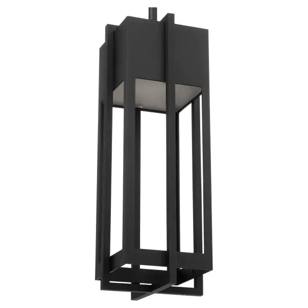 Al Fresco 18" Outdoor Pendant in Textured Black - Image 4