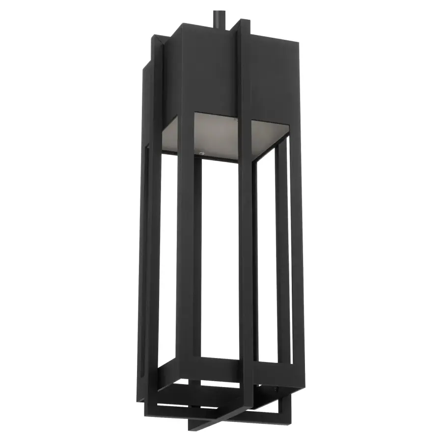 Al Fresco 18" Outdoor Pendant in Textured Black - Image 4