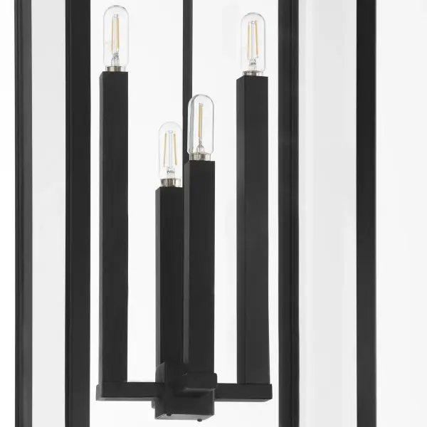 Westerly 32" Outdoor Pendant in Textured Black - Image 3