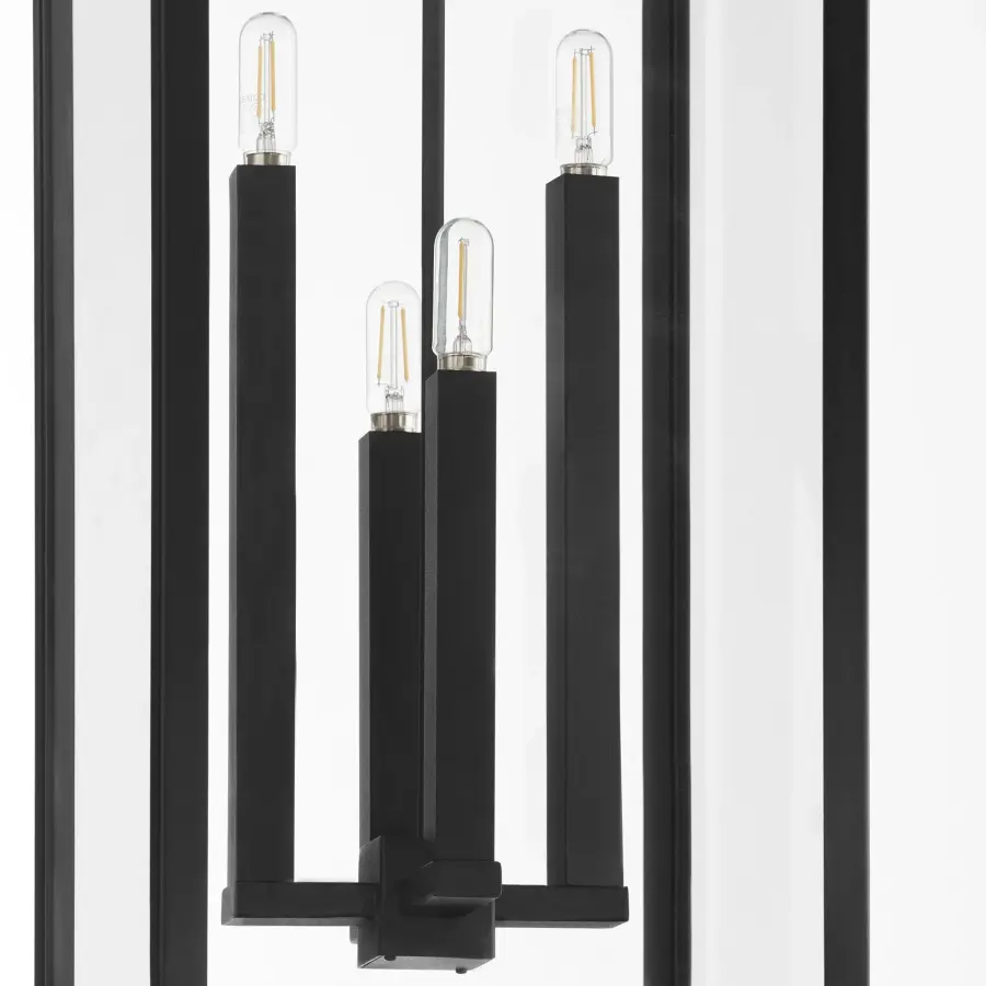 Westerly 32" Outdoor Pendant in Textured Black - Image 3