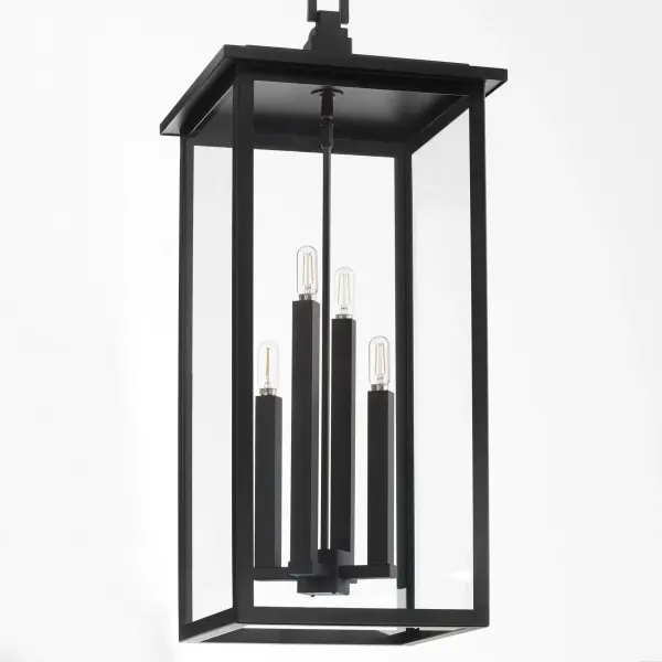 Westerly 32" Outdoor Pendant in Textured Black - Image 4