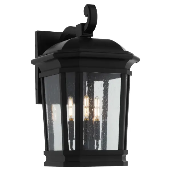 Murphy 3-Light 14" Outdoor Lantern in Matte Black - Image 2