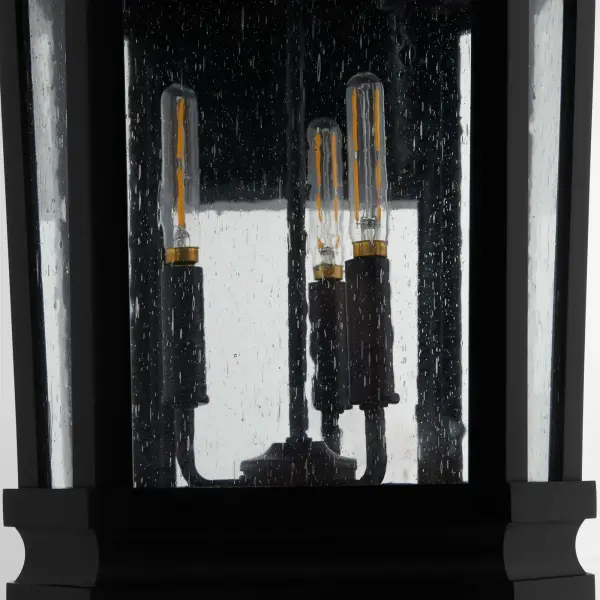 Murphy 3-Light 14" Outdoor Lantern in Matte Black - Image 4
