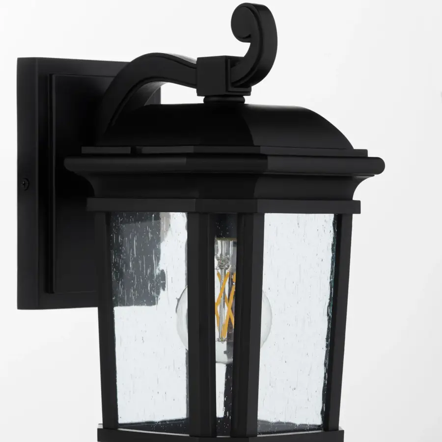 Murphy 1-Light 6" Outdoor Lantern in Matte Black - Image 3