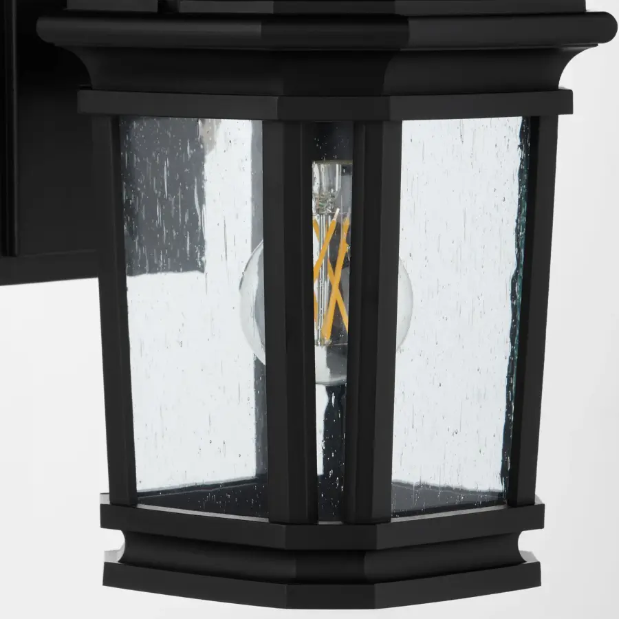 Murphy 1-Light 6" Outdoor Lantern in Matte Black - Image 4