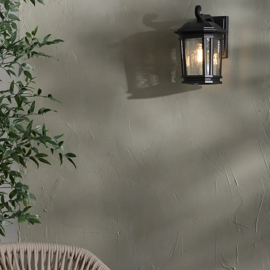 Murphy 1-Light 6" Outdoor Lantern in Matte Black - Image 5