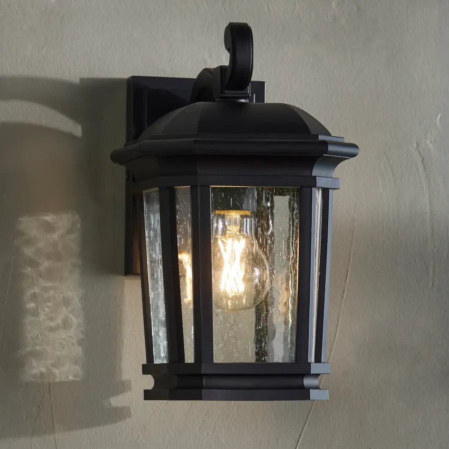 Murphy 1-Light 6" Outdoor Lantern in Matte Black - Image 7