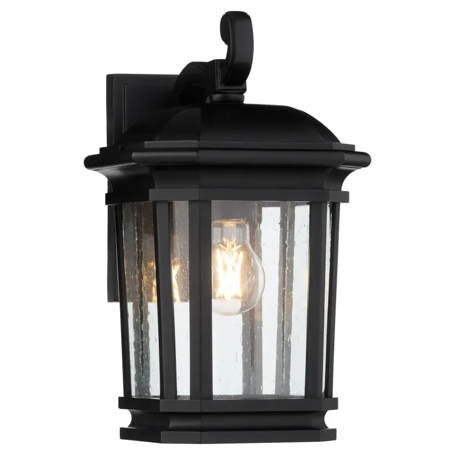 Murphy 1-Light 7" Outdoor Lantern in Matte Black - Image 2
