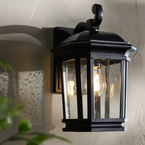Murphy 1-Light 7" Outdoor Lantern in Matte Black - Image 6