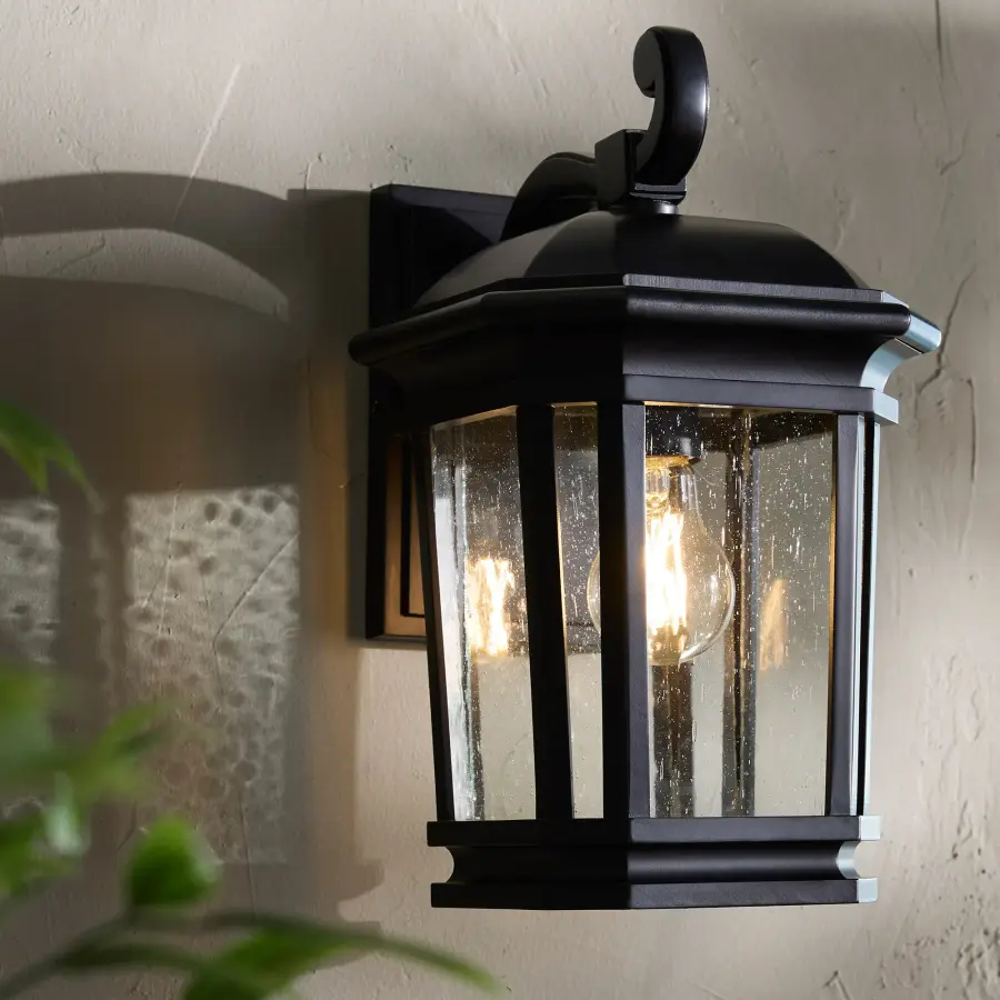 Murphy 1-Light 7" Outdoor Lantern in Matte Black - Image 6