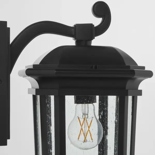 Murphy 8" Outdoor Wall Lantern in Matte Black - Image 4