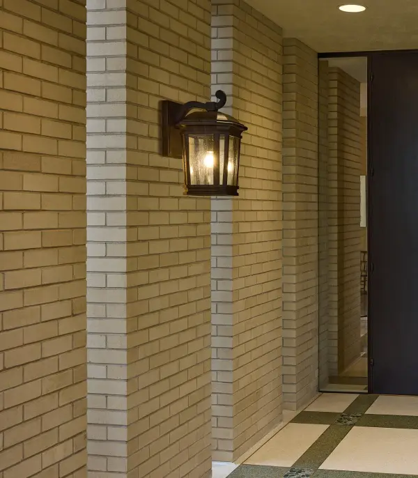 Murphy 8" Outdoor Wall Lantern in Matte Black - Image 6