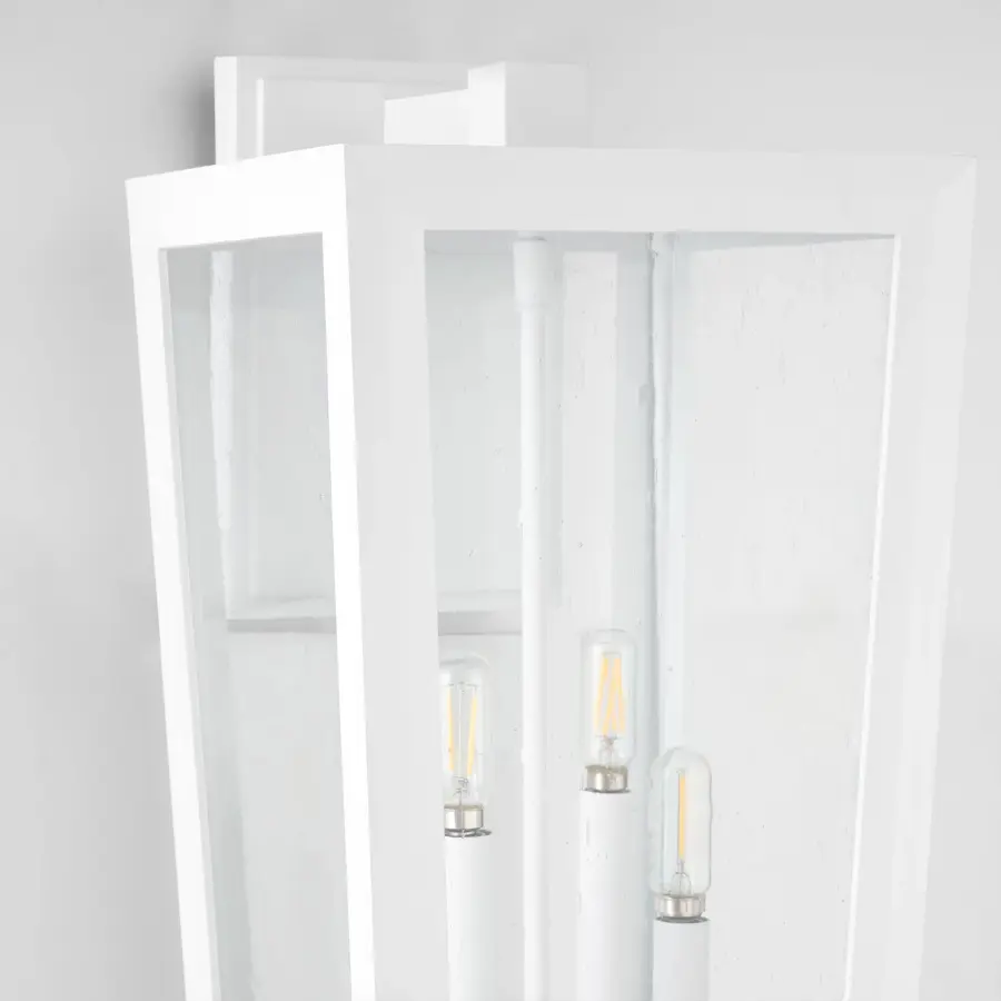 Bravo 22" Outdoor Wall Lantern in White - Image 4