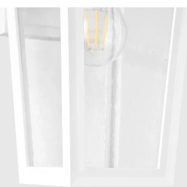 Bravo 12" Outdoor Wall Lantern in White - Image 3