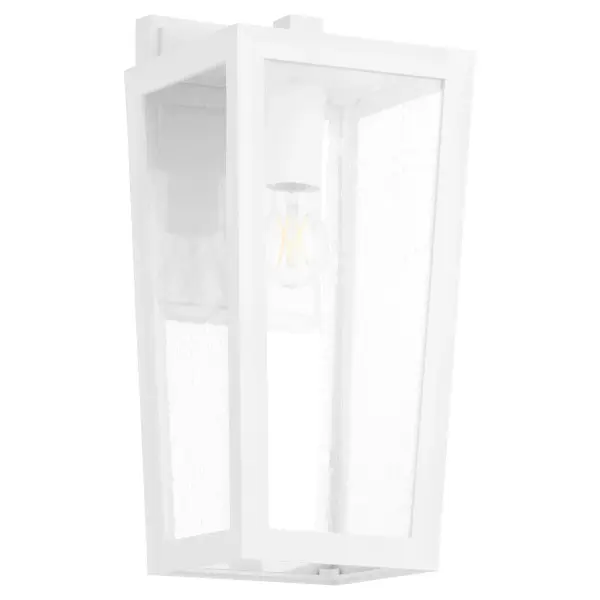 Bravo 18" Outdoor Wall Lantern in White - Image 1