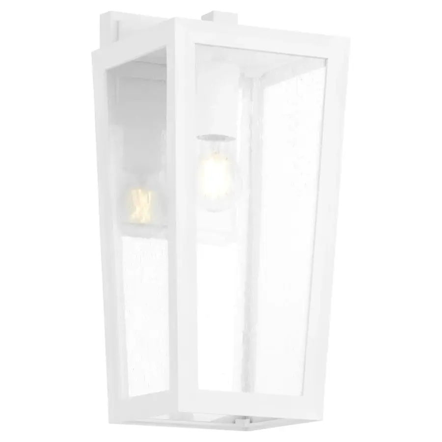 Bravo 18" Outdoor Wall Lantern in White - Image 2